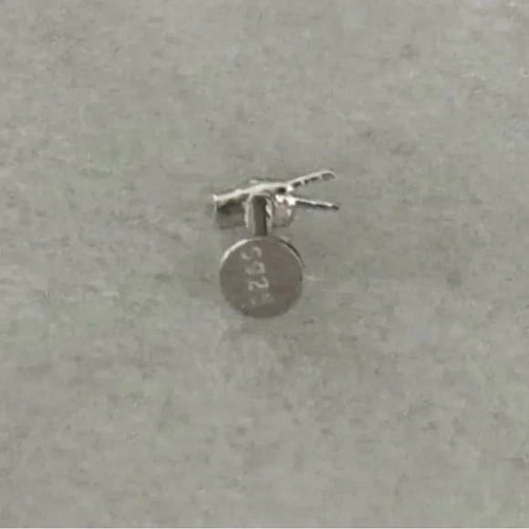 COPY - Sterling Silver Tiny Micro Small Peace Sign Finger Cartilage Earring
B… - Picture 4 of 4